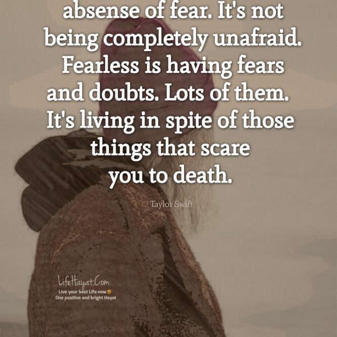 Not The Absence Of Fear