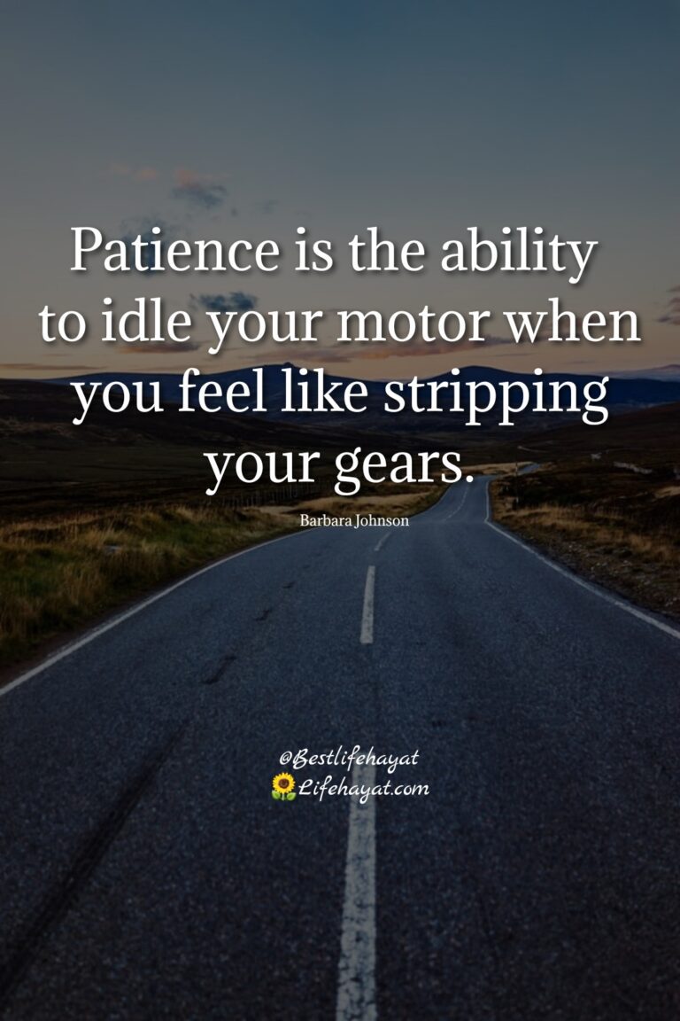 Best Inspiring Quotes On Patience - Best Life Hayat