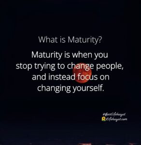 What is maturity - Best Life Hayat