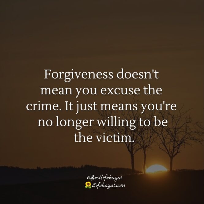 Forgiveness Means