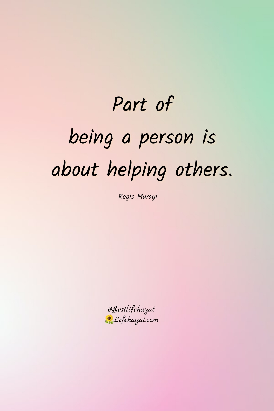 reflective essay the joy of helping others