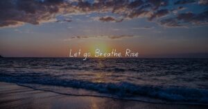 Release what you can't control