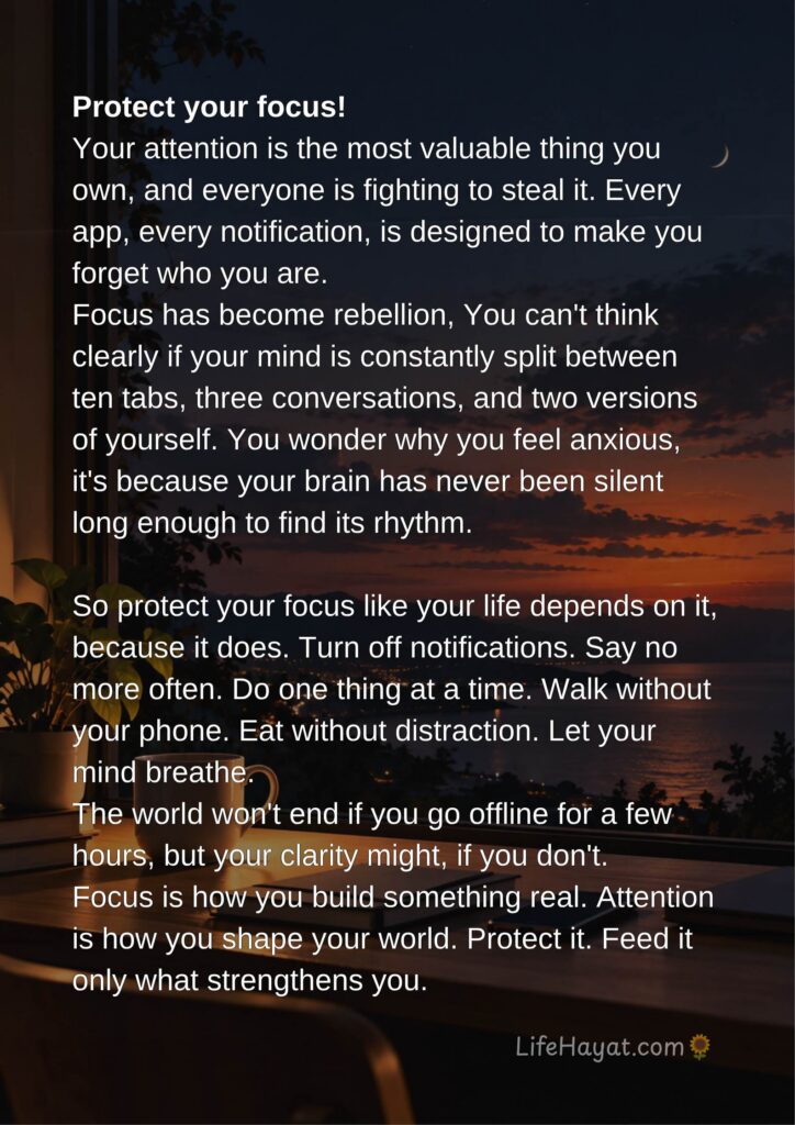 how to improve focus